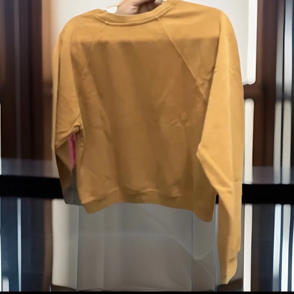 Free People Movement  For  The  Win  Pullover Crew Neck 99%Cotton Fleece Lining